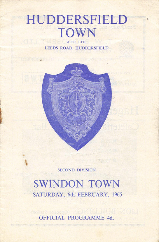 <b>Saturday, February 6, 1965</b><br />vs. Huddersfield Town (Away)